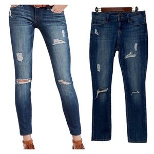 Lucky Brand Lolita Skinny Distressed Jeans Blue